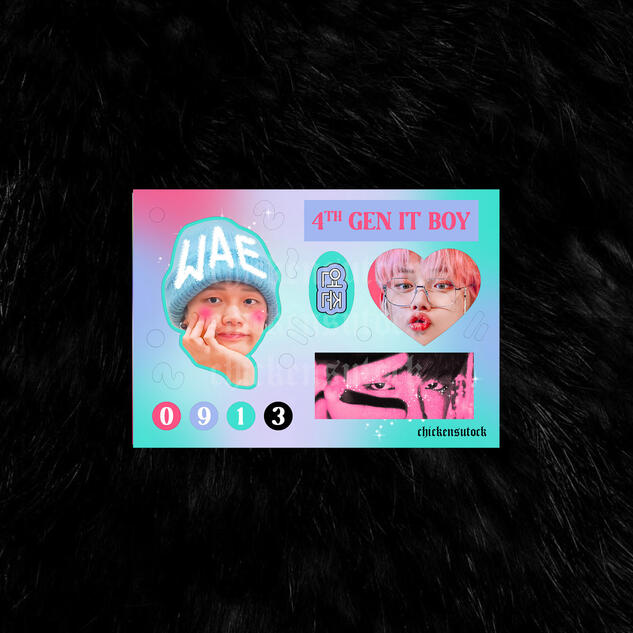 A7 Waterproof Yeonjun Day Sticker Sheet