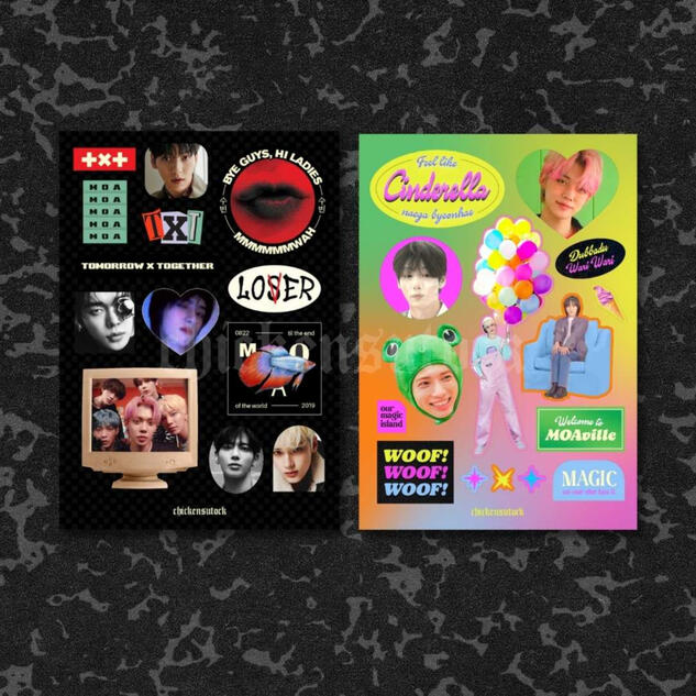 A6 Waterproof Sticker Sheets