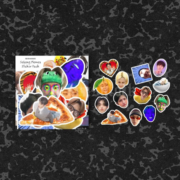 SVT Meme Die-Cut Sticker Set