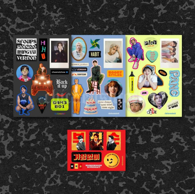 SVT Unit Sticker Sheets